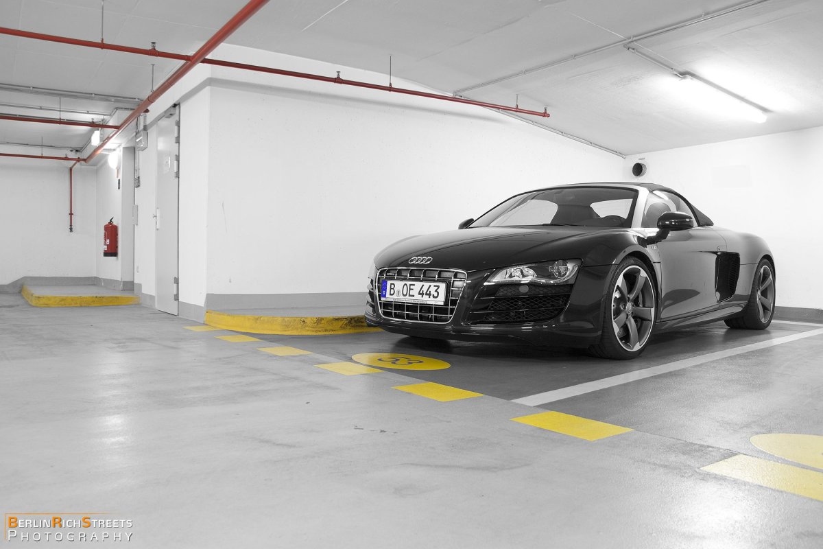 Audi R8 V10 Spyder spotted in Berlin — BerlinRichStreets